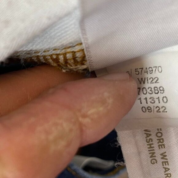 Loft Womens Jeans 26/2P High-Rise Skinny Stretch Blue Denim Dark Wash Casual - Picture 13 of 15